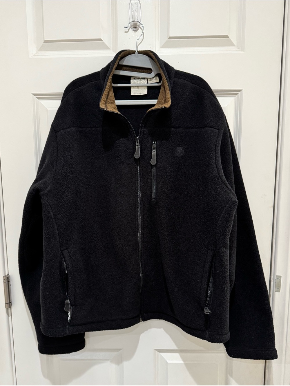 Timberland Men’s Black Fleece Jacket Sz XL /TG Full Zip
